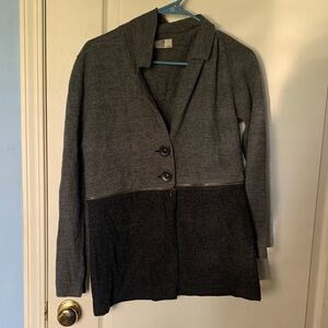 Bibelot Chic Two-Tone Gray Blazer